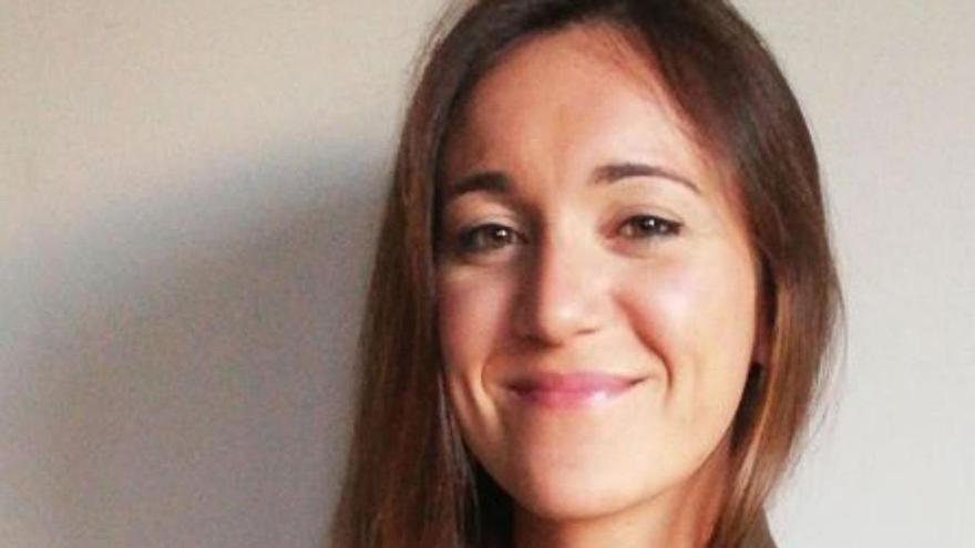 La investigadora de la Universidade Andrea Gutiérrez.