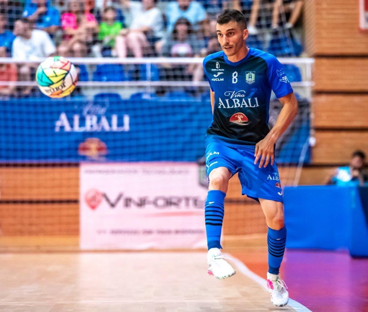 Lolo, en un partido.