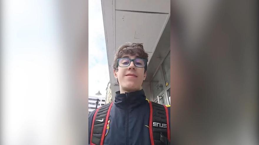 Surrealista: un aficionado del Barça irá andando hasta Madrid para protestar por los arbitrajes