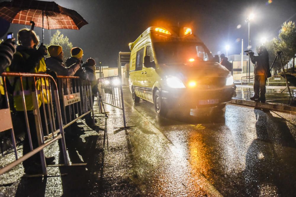 Trasllat dels presos de Lledoners cap a Madrid