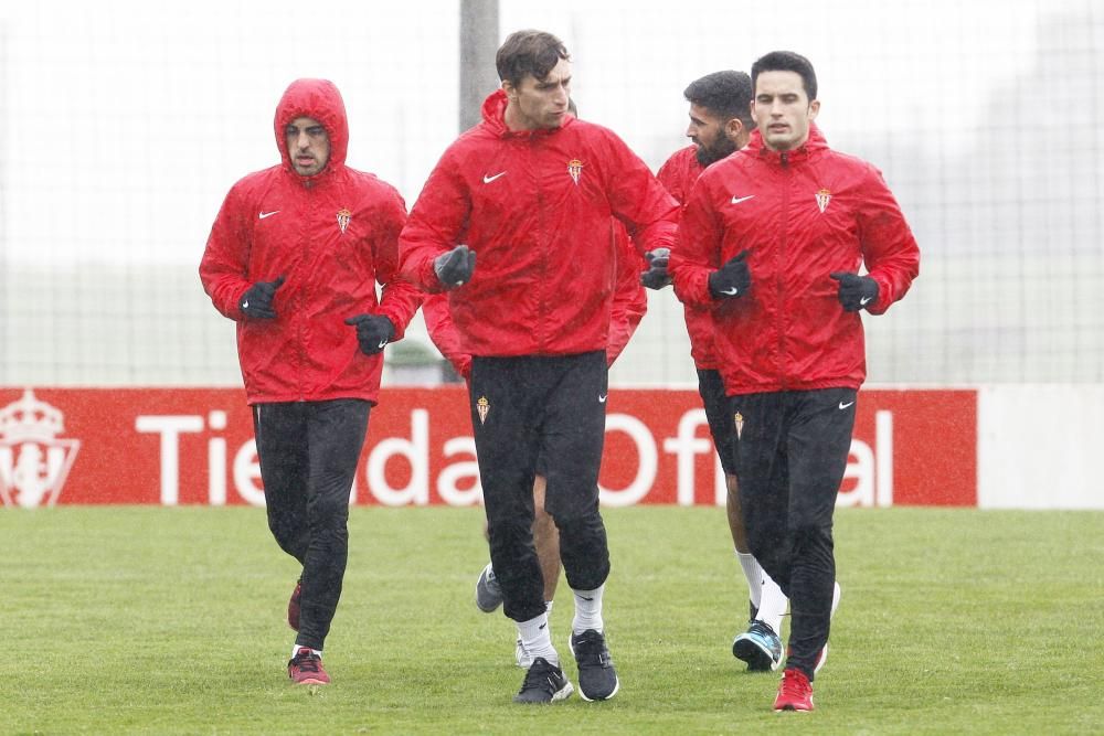 Entrenamiento del Real Sporting