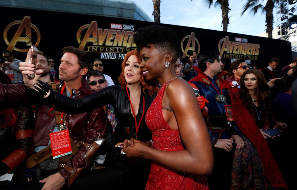 La premier d'«Avengers: Infinity War» reuneix les estrelles de Marvel