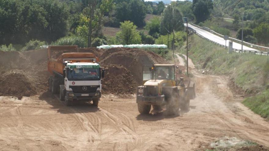 Obres de construcció de la nova depuradora