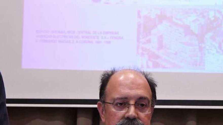 Valentín Souto, durante el debate realizado en el Casino.