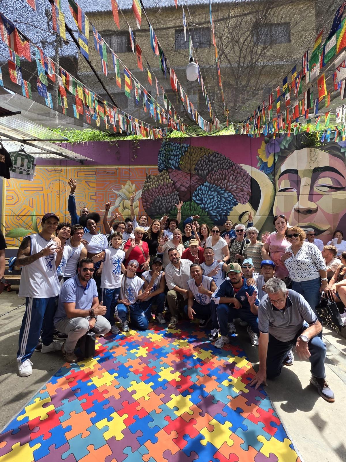 Ls vecinos de San Mateo disfrutando del país cafetero