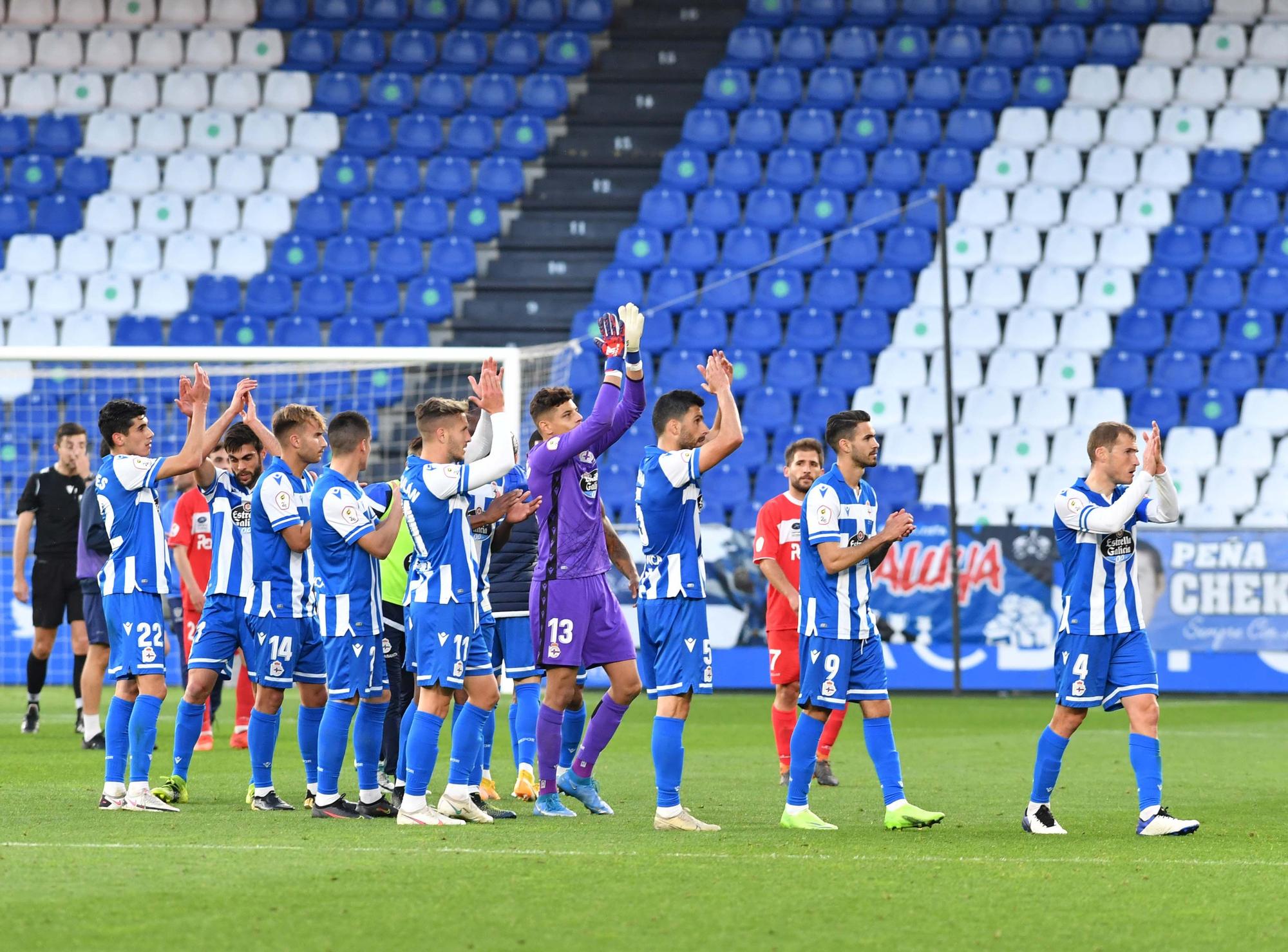 El Deportivo, de nuevo acompañado por el público en Riazor