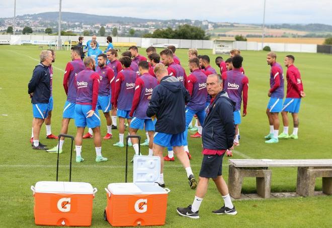 Las mejores imágenes del entrenamiento de hoy del Barça