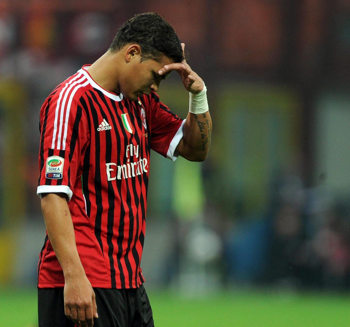Thiago Silva, en el AC Milan