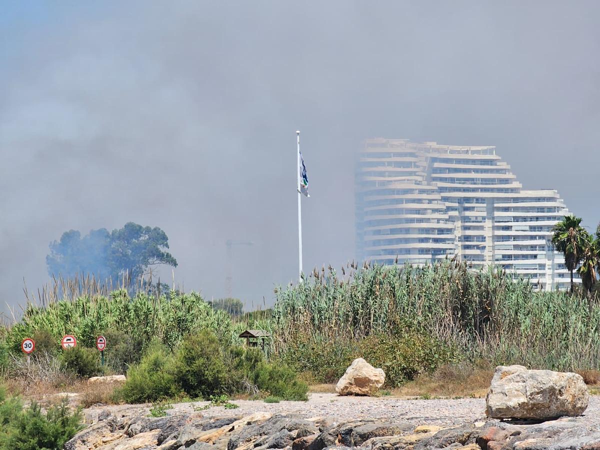 Imagen del humo.