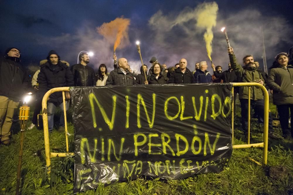 Protesta del colectivo ''Elviña non se vende''