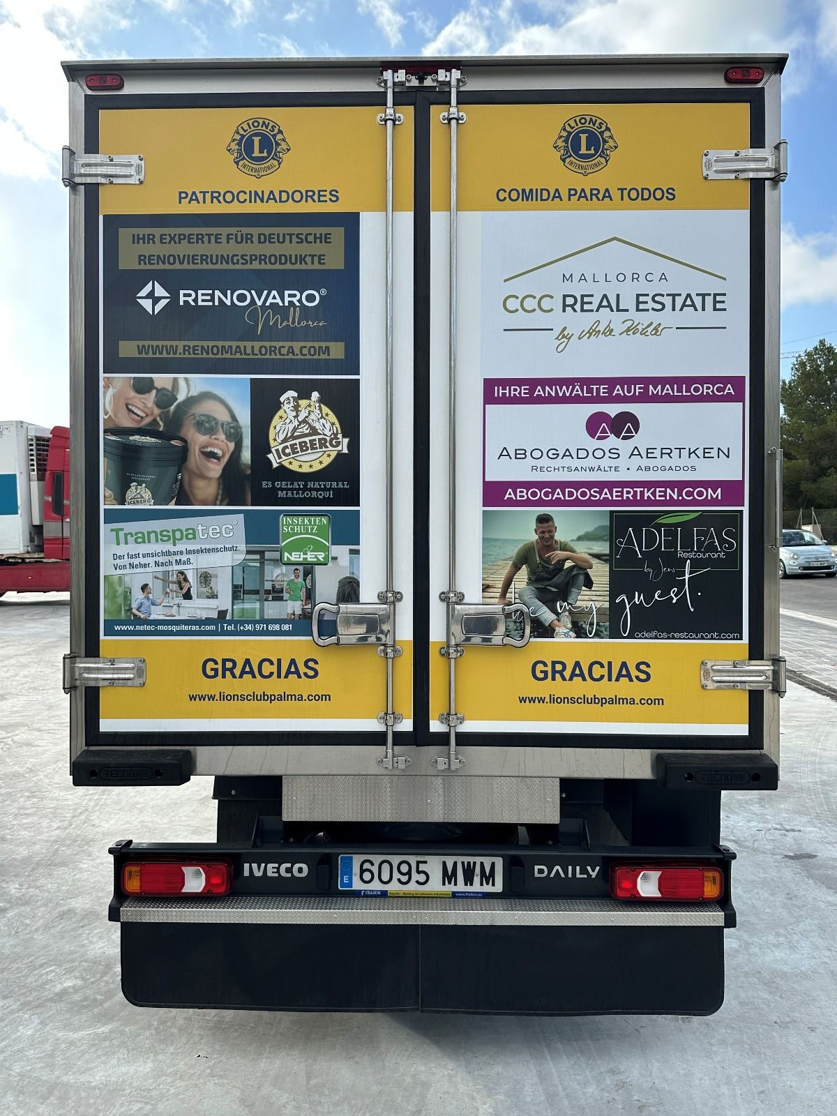 Solidaridad con sello mallorquín-alemán: Lions Club Palma lleva alimento a miles de personas en la isla