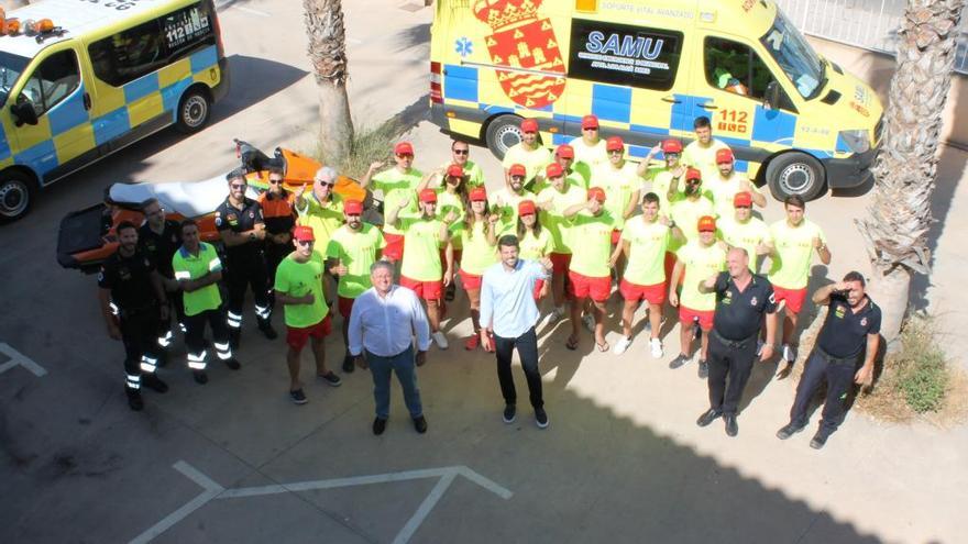 Abiertos los siete puestos de socorro en las playas de Los Alcázares