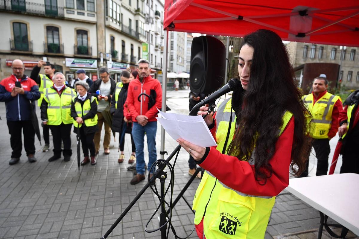 La marcha concluyó con la lectura de un manifiesto en la plaza de España.