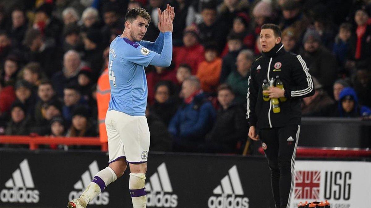 Laporte jugó 78 minutos ante el Sheffield United antes de ser sustituido