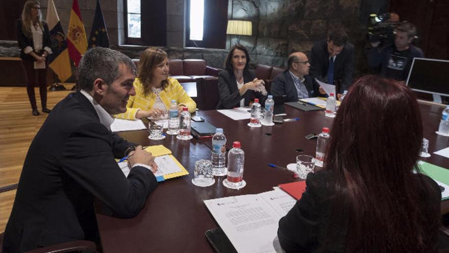 Momento del Consejo de Gobierno celebrado esta mañana.