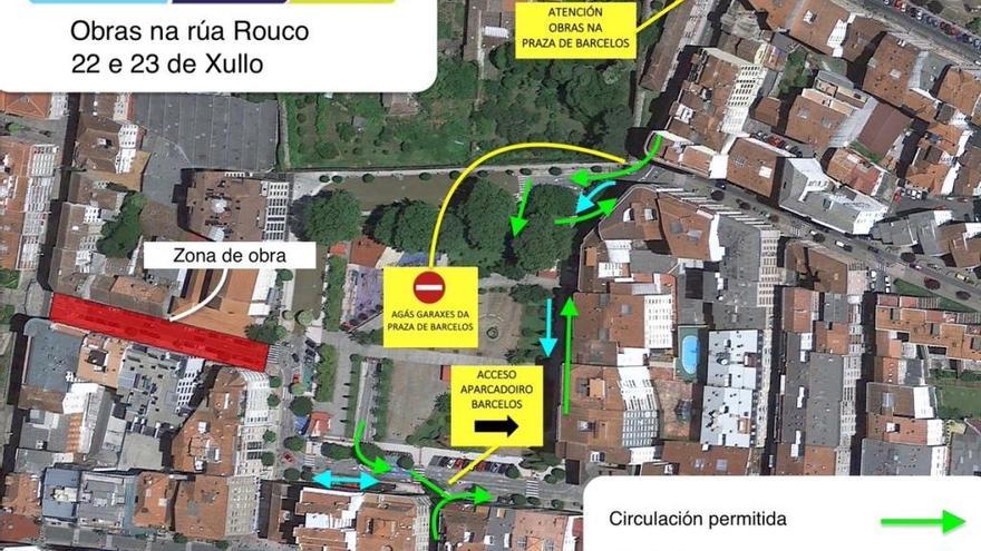 Plano del plan de tráfico