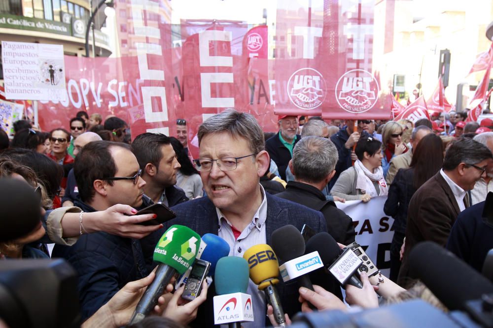 Manifestación del 1 de mayo en Valencia