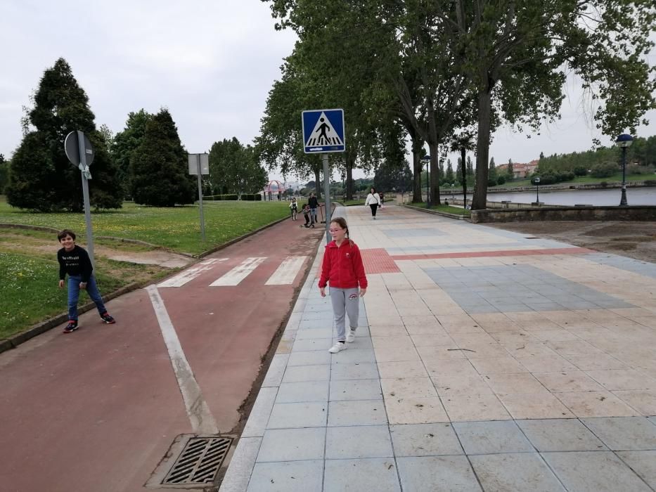 Primera salida de niños de la comarca de Coruña