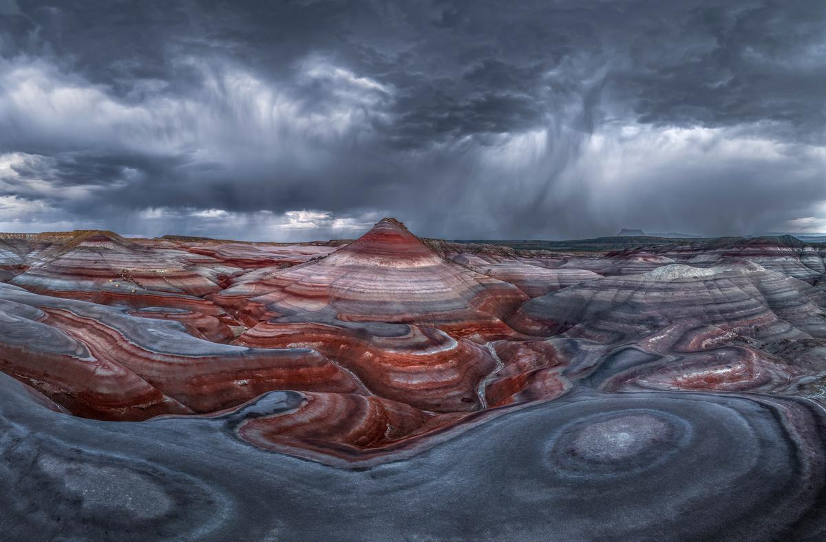 'Tormenta sobre el cañón'. Imagen tomada en Utah (Estados Unidos).