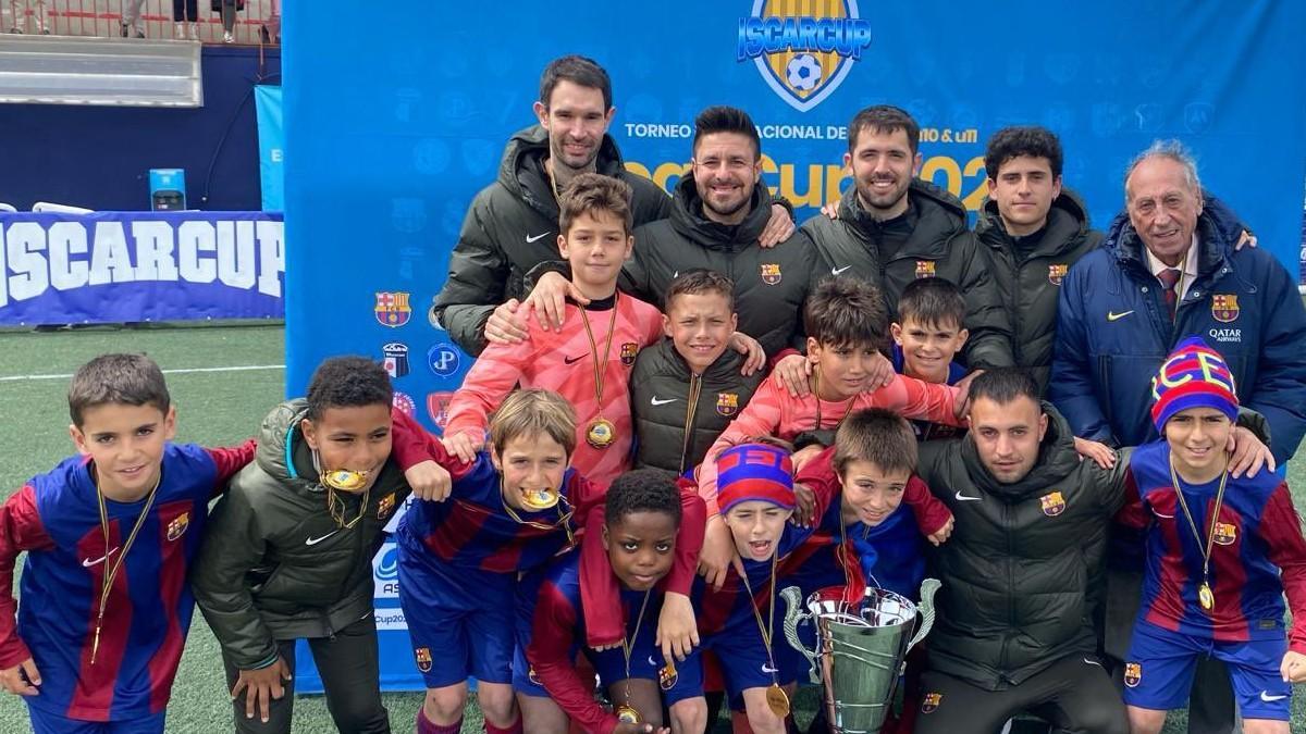 El Sub-10- A se proclamó campeón de la Íscar Cup