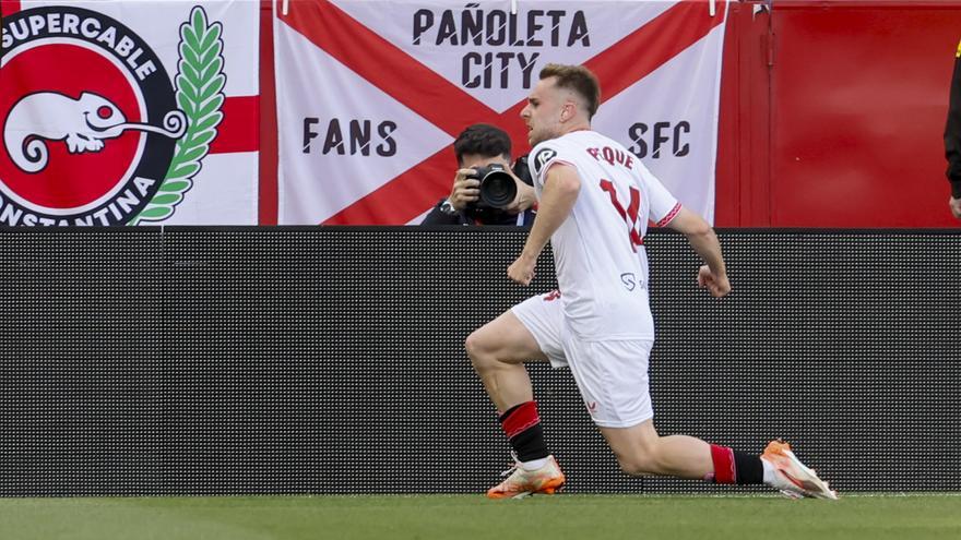 El 1-0 del Sevilla en el Sevilla 1-1 Alavés de la jornada 32 de LaLiga EA Sports