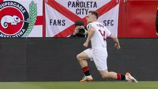 El 1-0 del Sevilla en el Sevilla 1-1 Alavés de la jornada 32 de LaLiga EA Sports