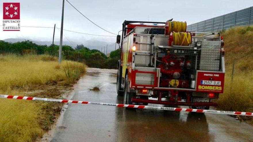 Las lluvias dejan desprendimientos y más de 47 l/m2 en puntos de Castelló