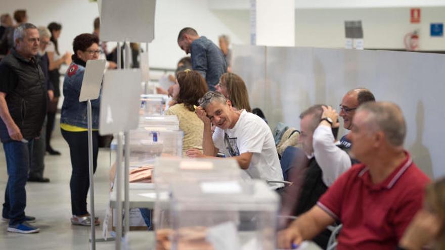 Mesas electorales en Santa Cruz de Tenerife