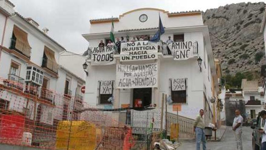 Protesta protagonizada por los vecinos en 2009.