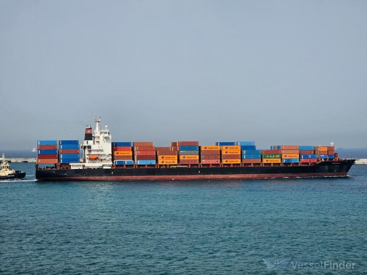 El portacontenedores 'Odysseus', de bandera liberiana, fue el segundo barco asaltado para robar droga