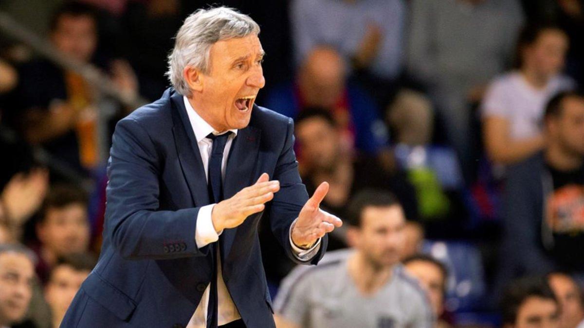 Svetislav Pesic, en el Barça Lassa - Anadolu Efes