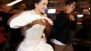 Rosalía a Callao en l’aparició sorpresa de dilluns per anunciar nou àlbum