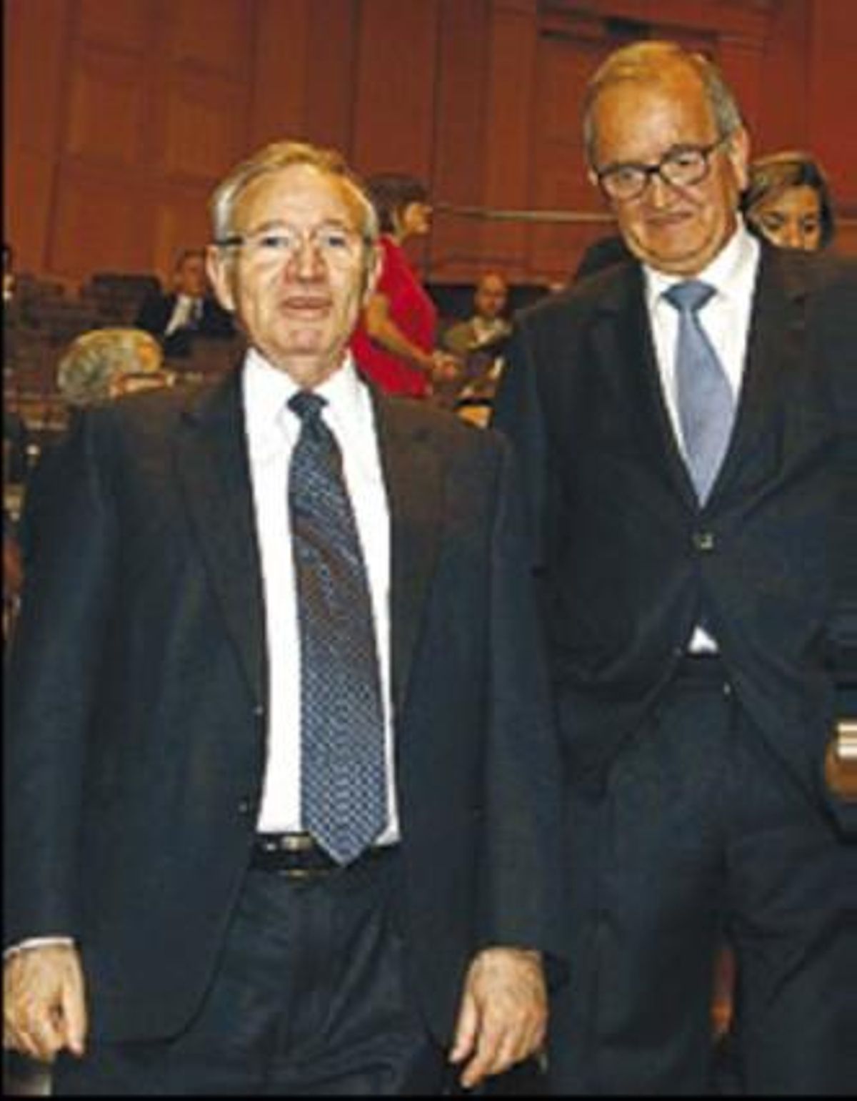 Miquel Valls (Cambra de Comerç de Barcelona) i Josep González (Pimec).