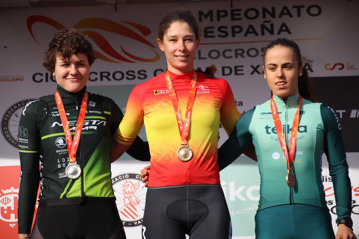 Sara Bonillo se colgó la medalla de bronce en la categoría Sub-23,