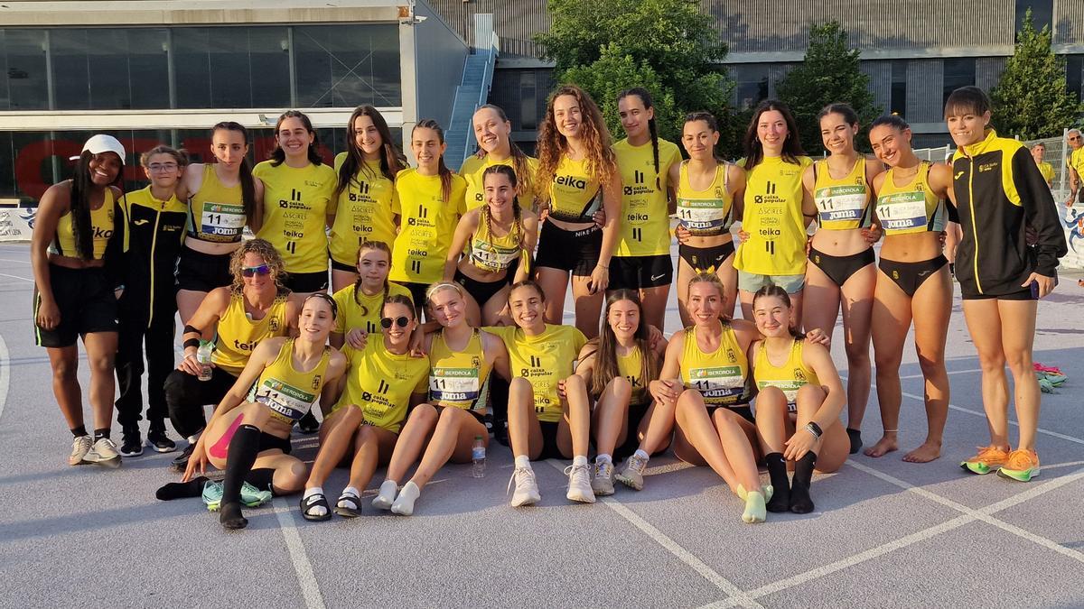 Las chicas del CA Safor protagonizaron en Valladolid la mejor noticia del fin de semana