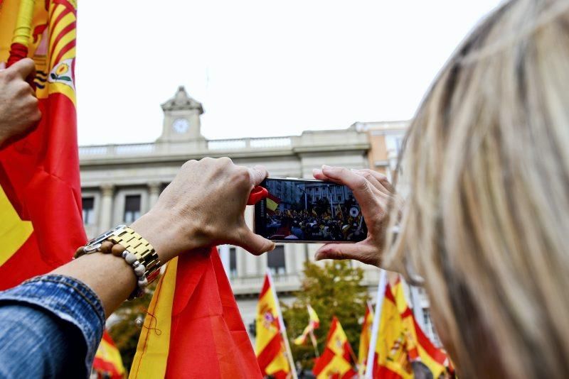 Manifestación contra el 1-0 en Zaragoza