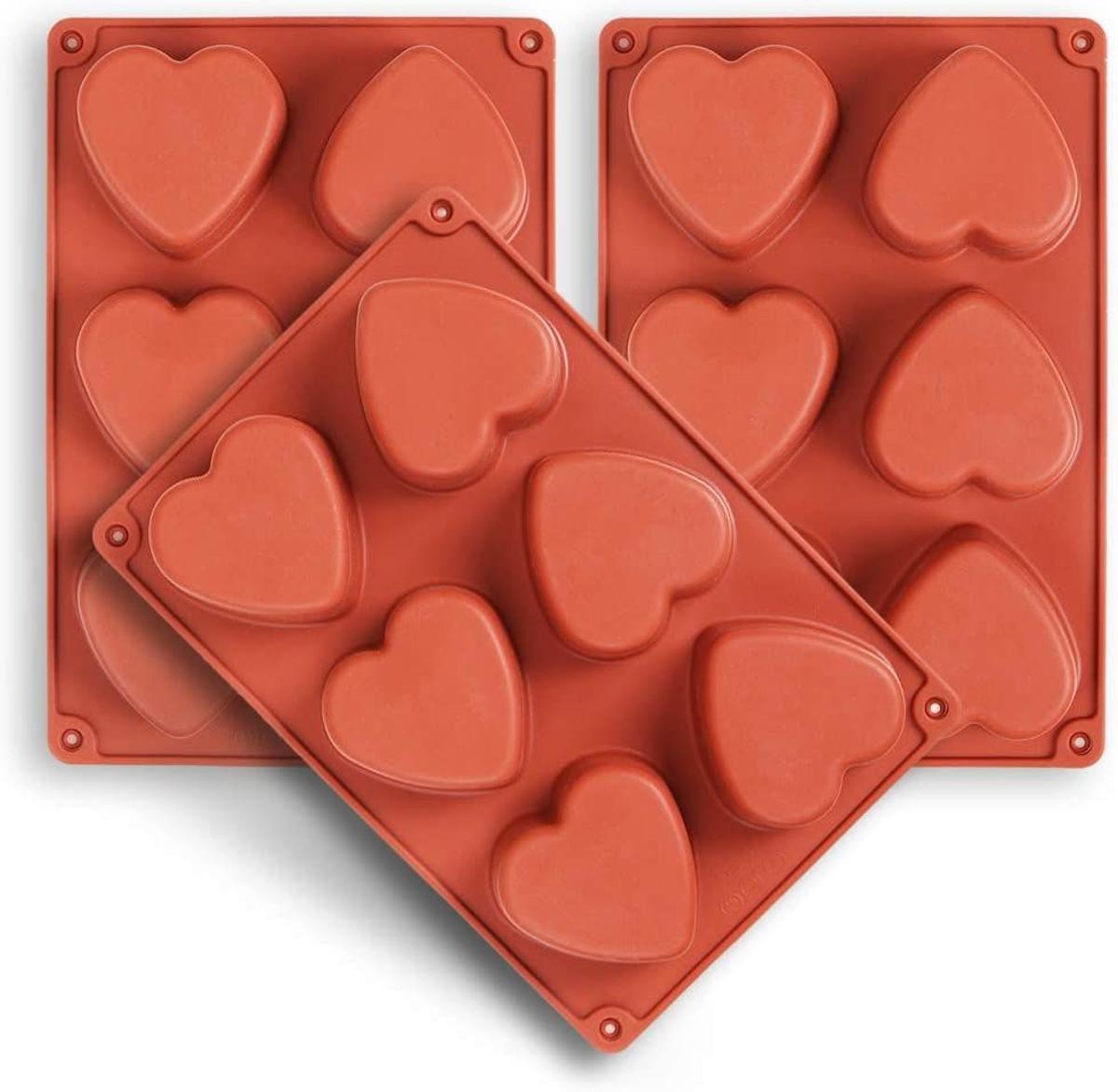 Moldes con forma de corazón en Amazon