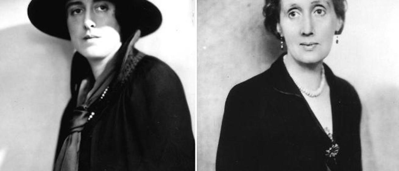 La escritora Vita Sackville-West y Virginia Woolf.