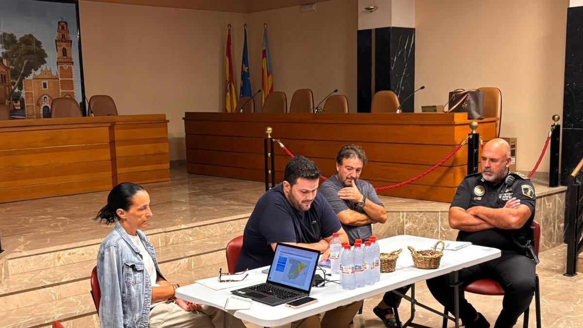 Activación del Cecopal en Albal para decretar las medidas ante la ola de calor.