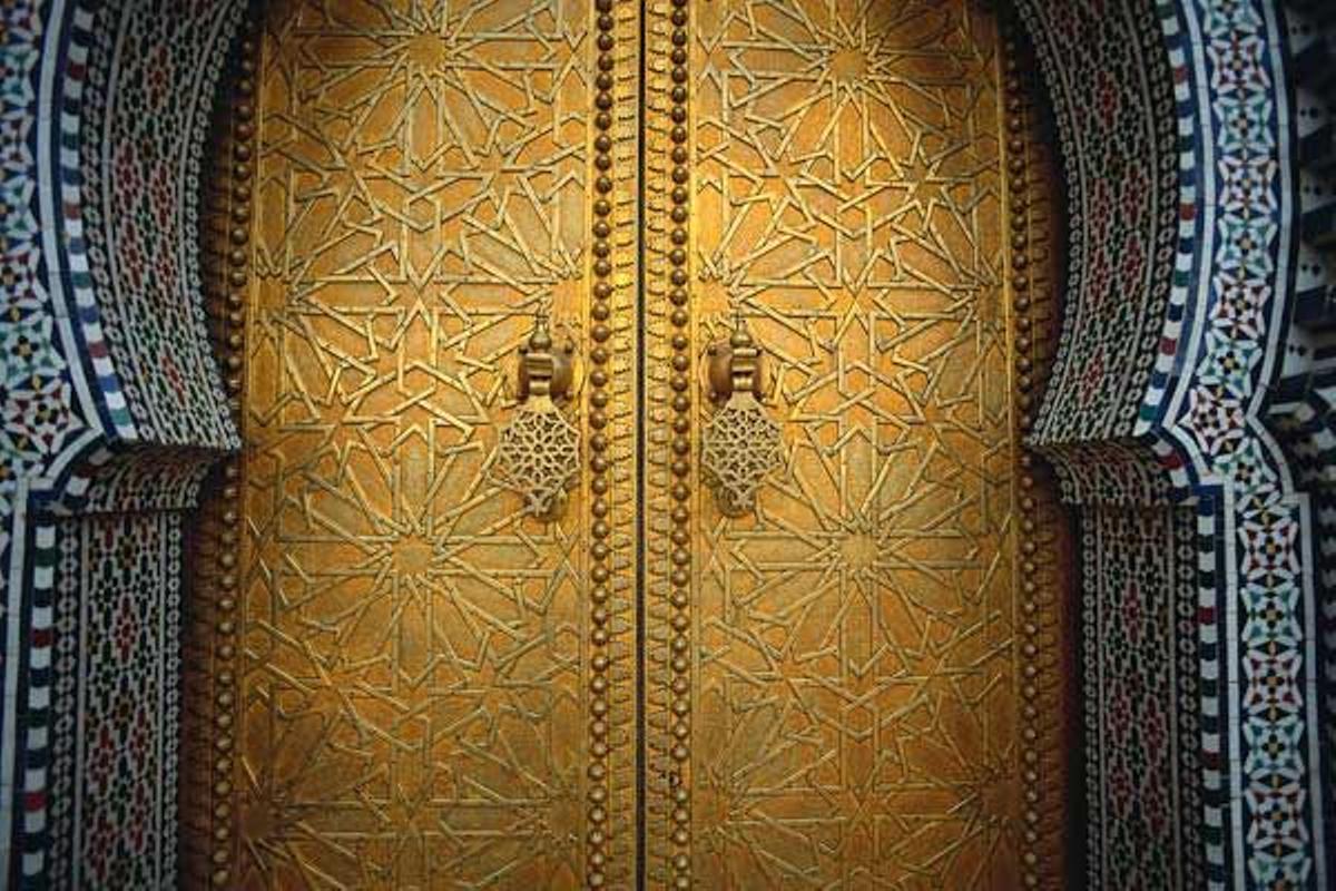 Puerta de Nehass del Palacio Real de Fez.
