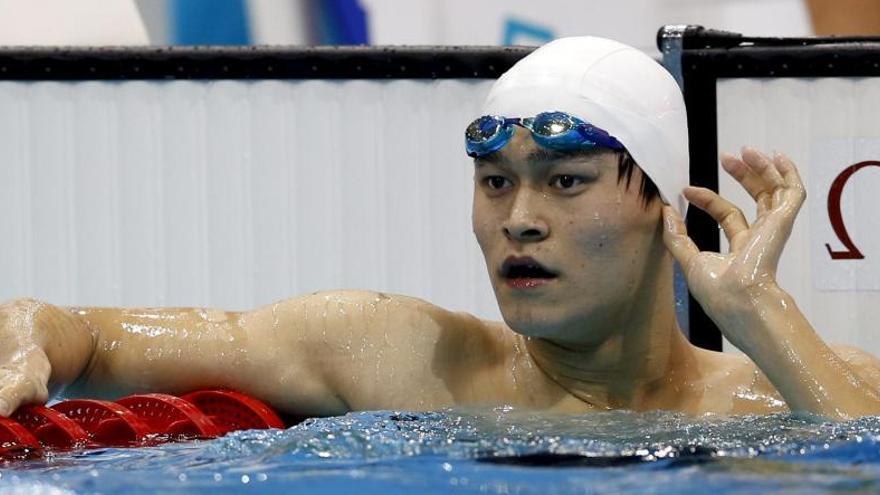 El nadador chino Sun Yang.