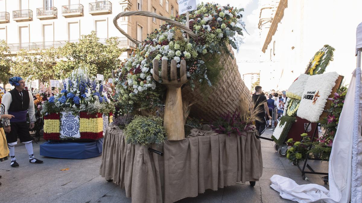 María Belén Ferrando Guiu es la ganadora de las Canastillas en estas Fiestas del Pilar.