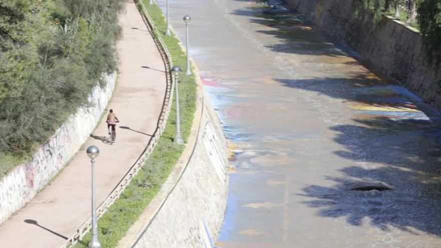 Imagen del río Vinalopó a su paso por Elche