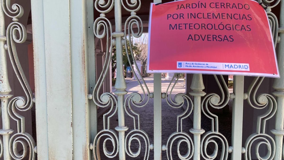 Cierre de El Retiro por situación climática adversa
