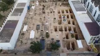 Hallados 11 cuerpos en el cementerio de Sant Francesc que podrían pertenecer a víctimas del campo de concentración