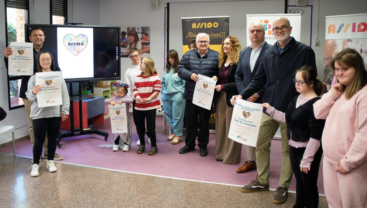 Presentación de la gala 45 aniversario de ASSIDO