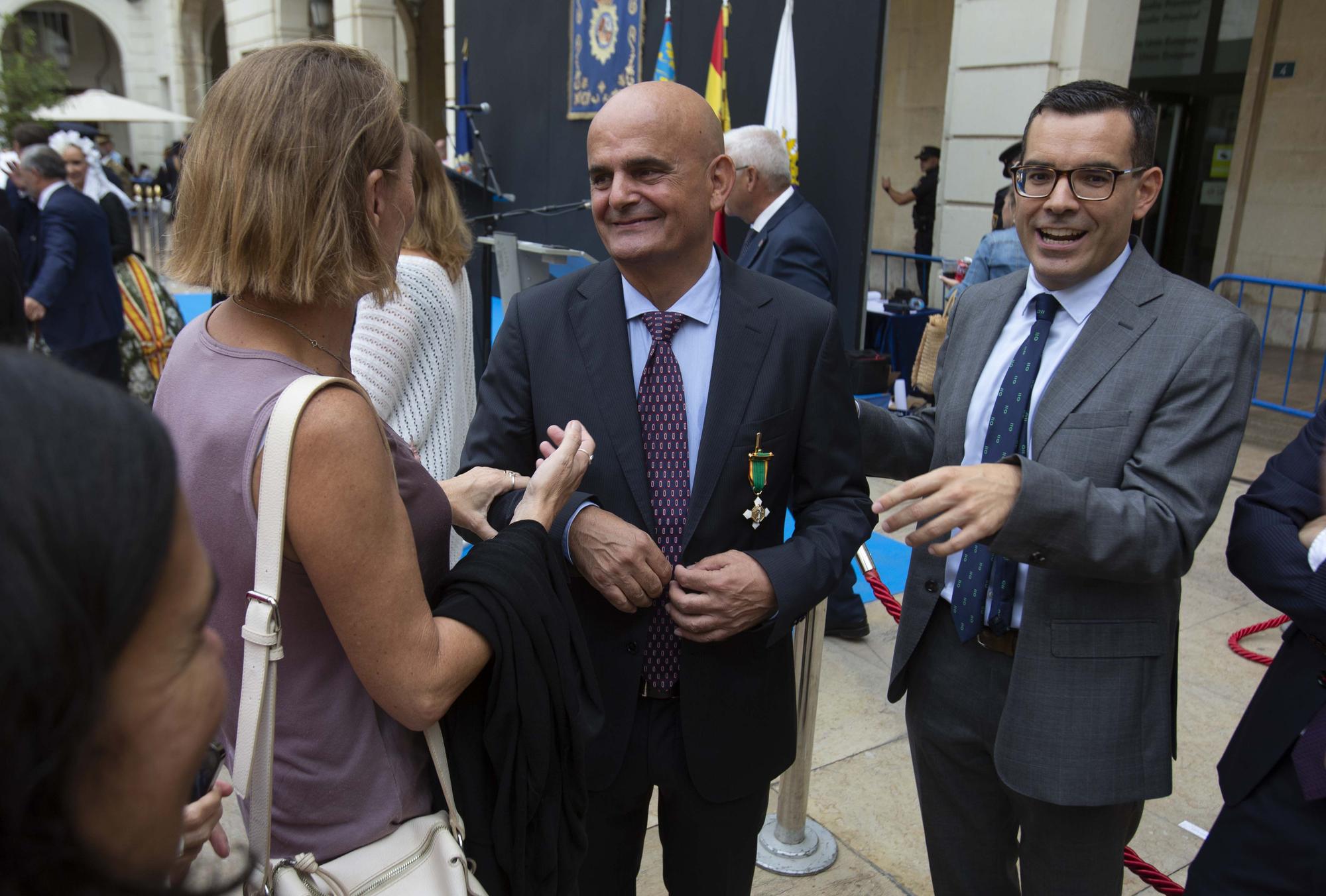 Actos de celebración del Patrón de la Policía Nacional en Alicante.