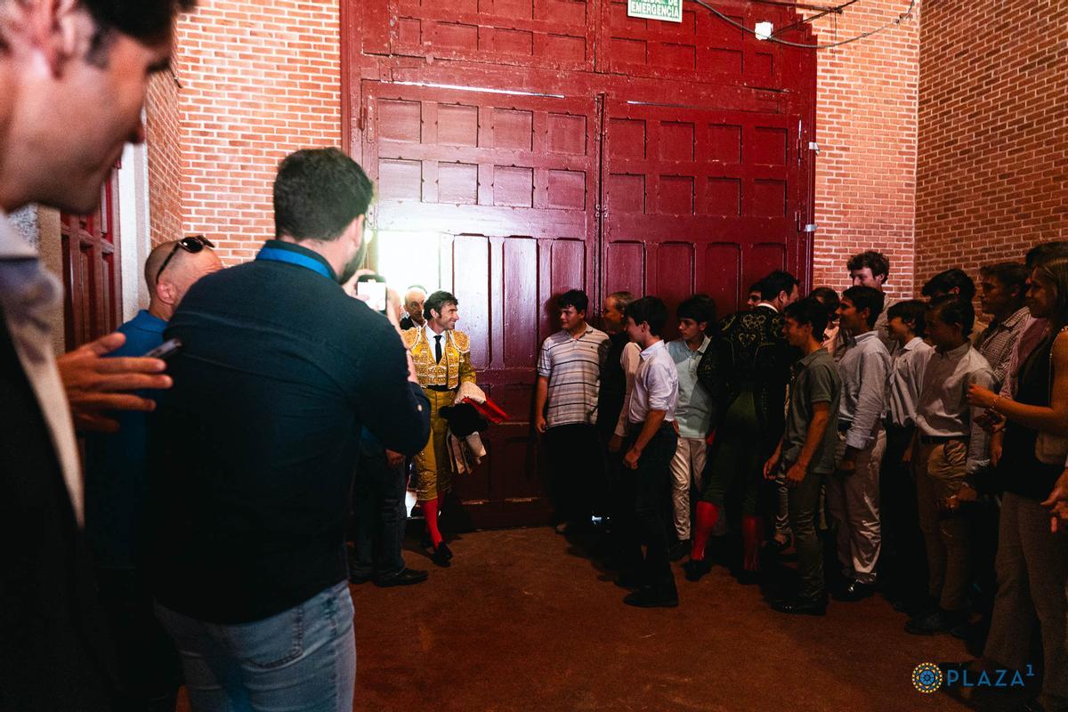 Fotogalería | El extremeño Samuel Mansilla, periodista de la plaza de toros de Las Ventas