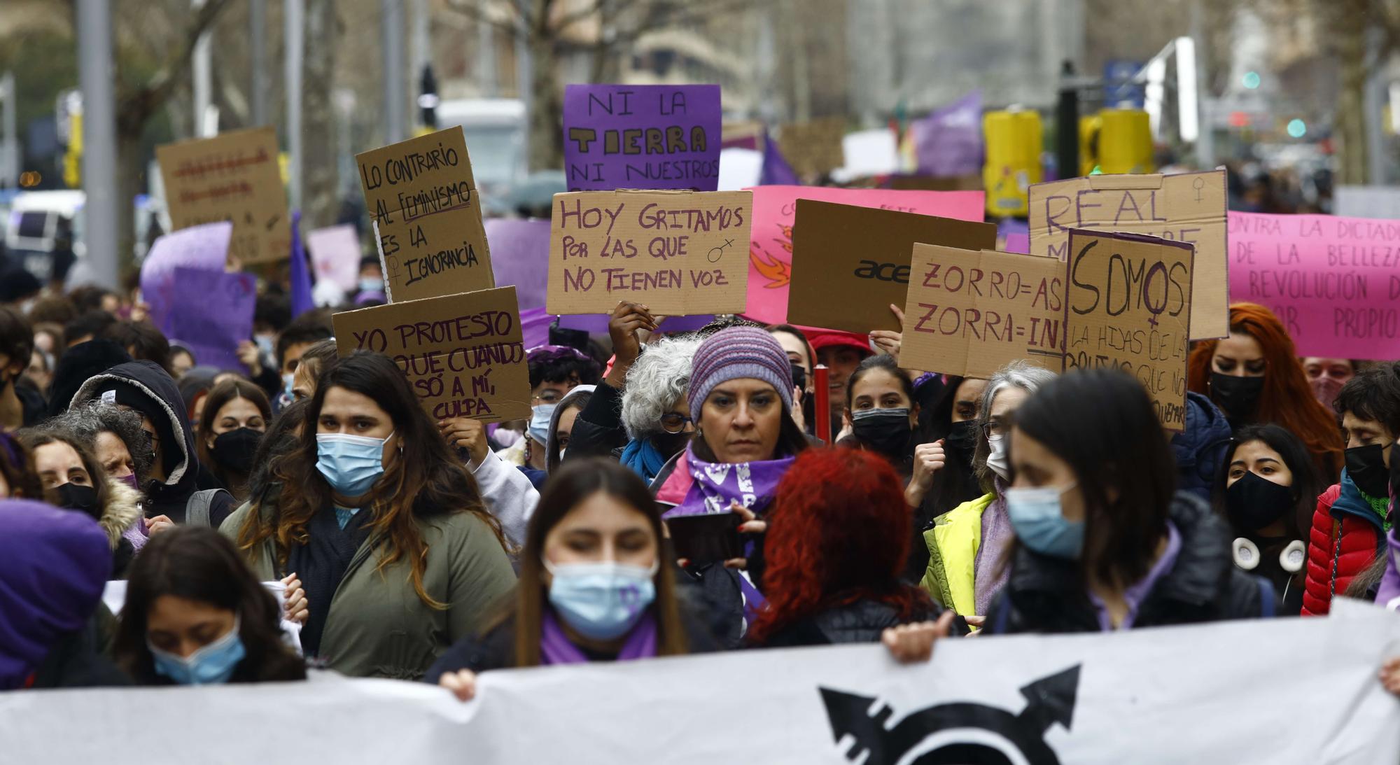 Manifestación estudiantil 8-M 2022