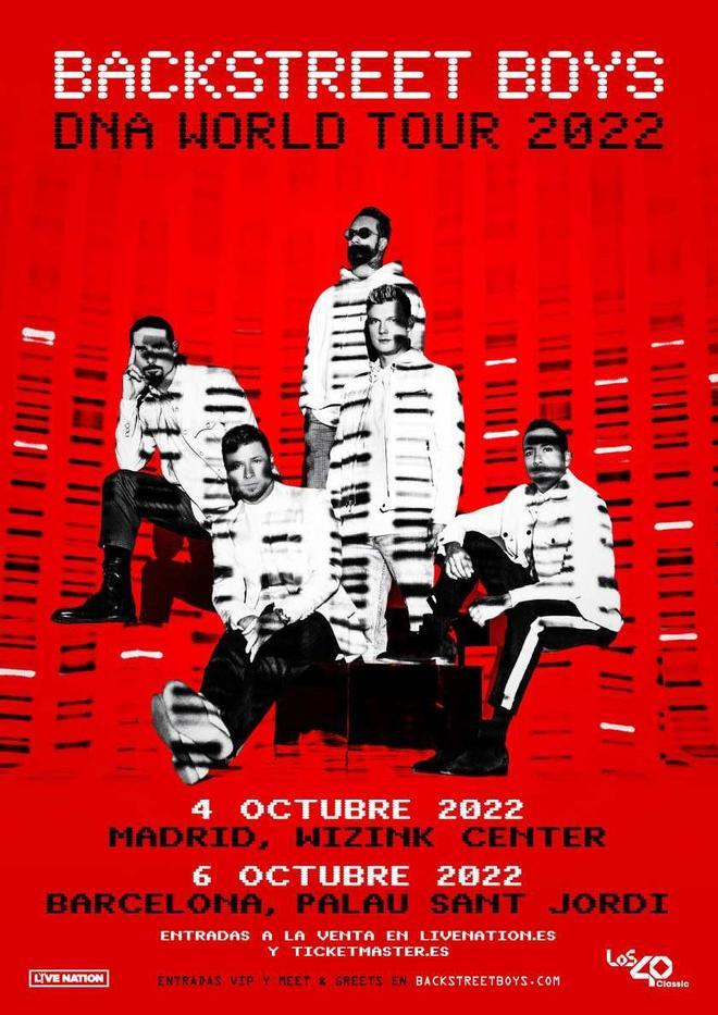 Gira de los Backstreet Boys en España en 2022